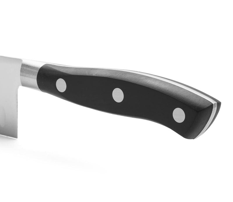 Arcos Knife 7 Inch Stainless Steel. Japanese Professional Kitchen Knife for Cutting Meat, Fish and Vegetables. Ergonomic Polyoxymethylene Handle and 180mm Blade. Series Riviera. Color Black. - Image 5